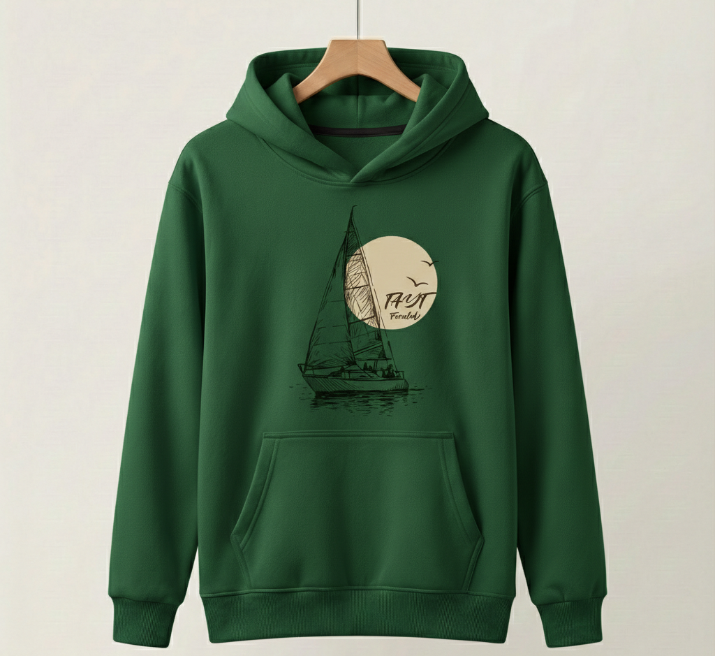 Boys Sailboat Graphic Hoodie