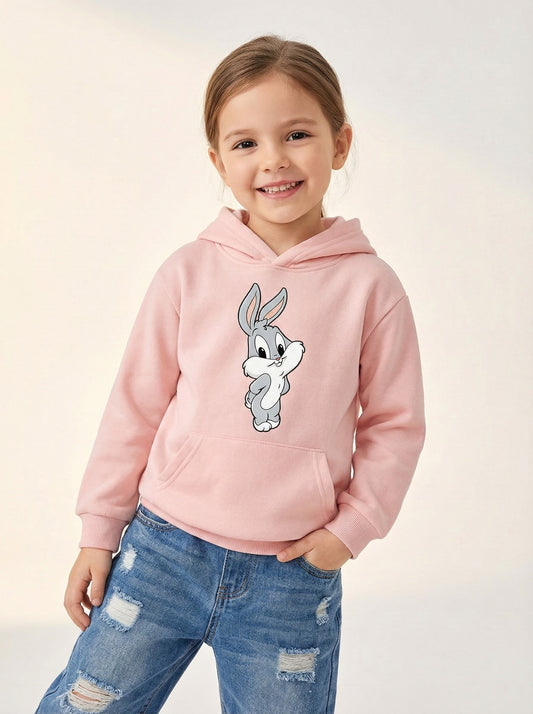 Girls Classic Bugs Bunny Oversized Hoodie