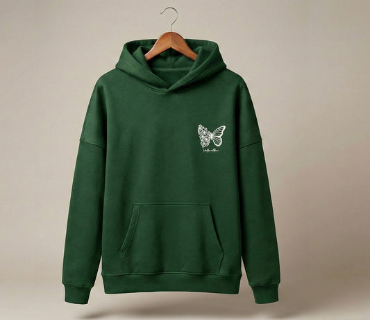 Floral Butterfly Graphic Hoodie