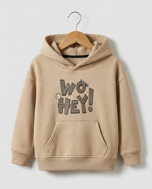 Boy's "WO HEY!" Graphic Hoodie