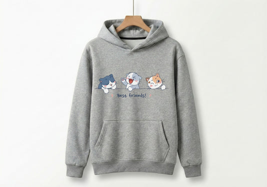 Girls "Three Little Kittens" Best Friends Hoodie
