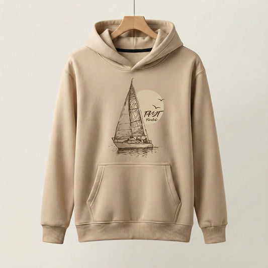 Boys Sailboat Graphic Hoodie