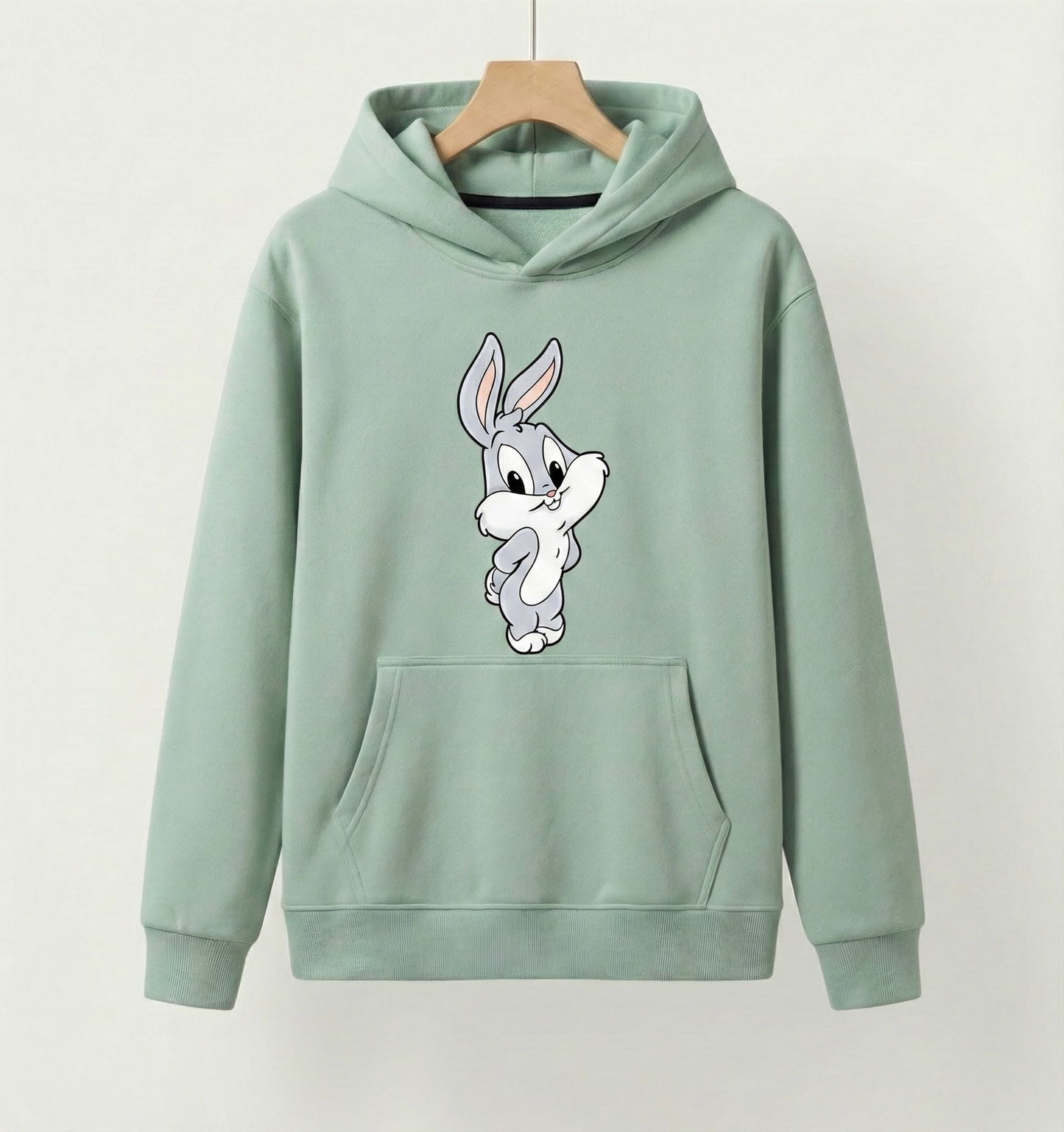 Girls Classic Bugs Bunny Oversized  Hoodie