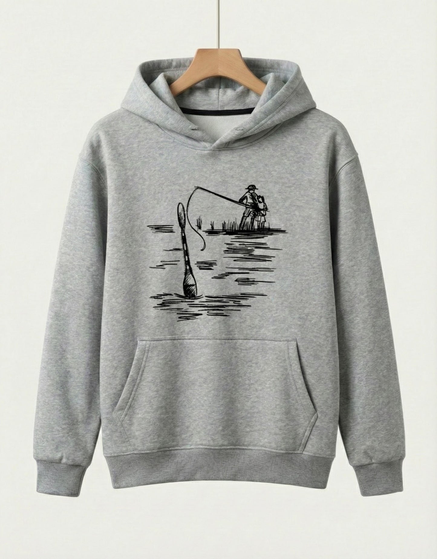 Father & Son Fishing Trip Artistic Hoodie