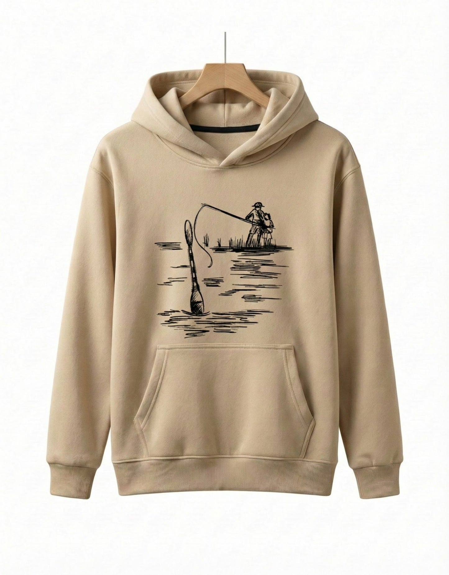 Father & Son Fishing Trip Artistic Hoodie