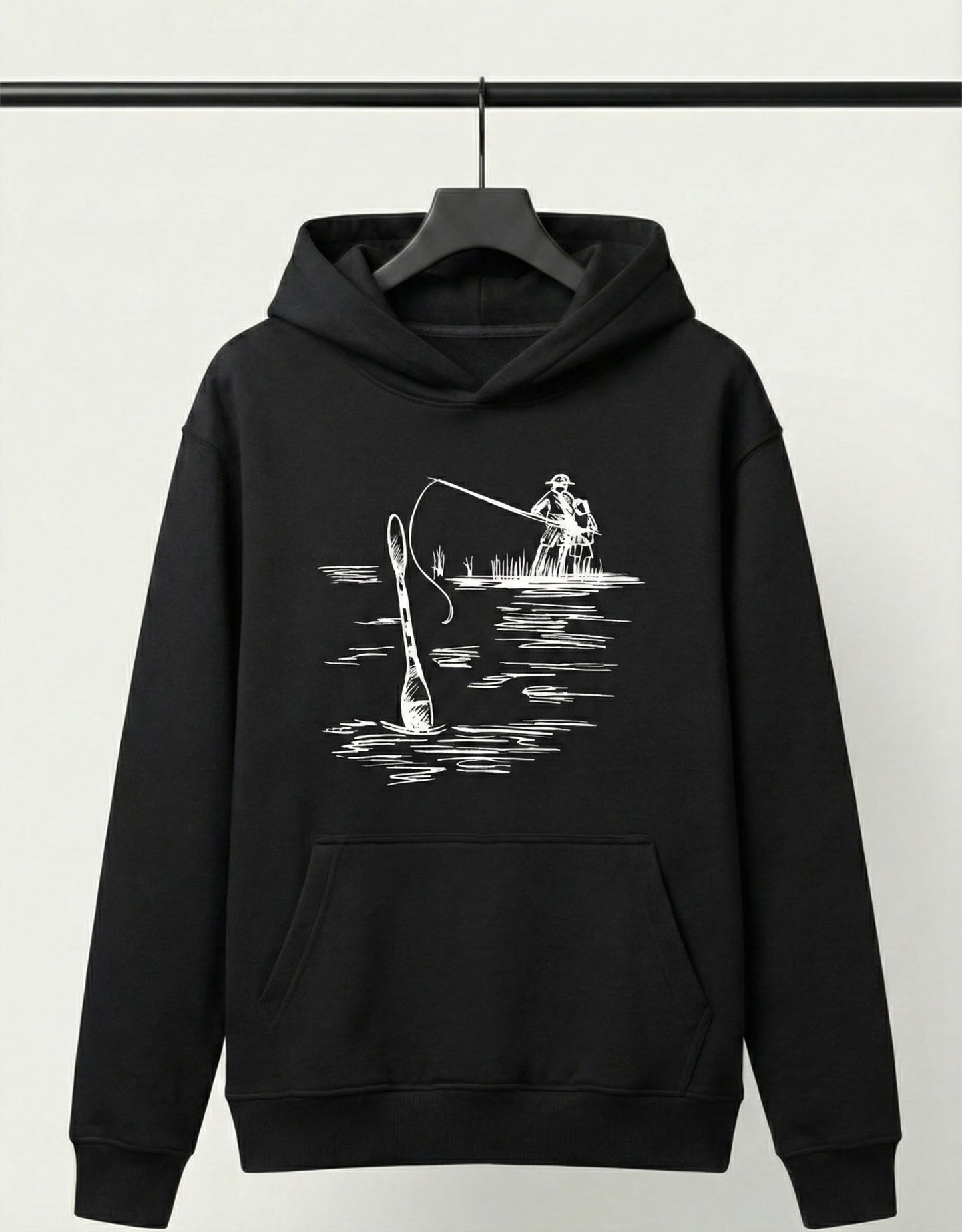 Father & Son Fishing Trip Artistic Hoodie