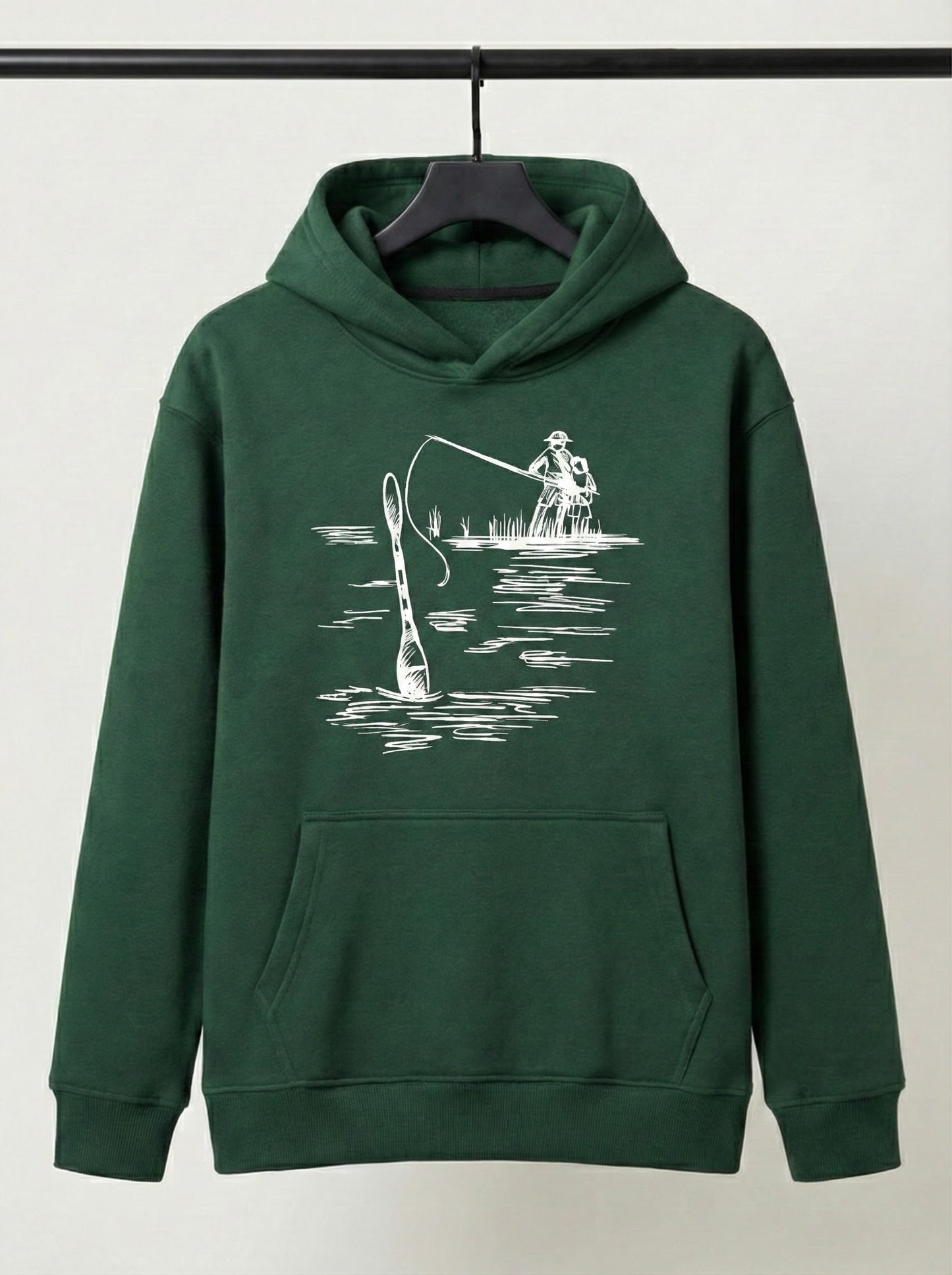 Father & Son Fishing Trip Artistic Hoodie