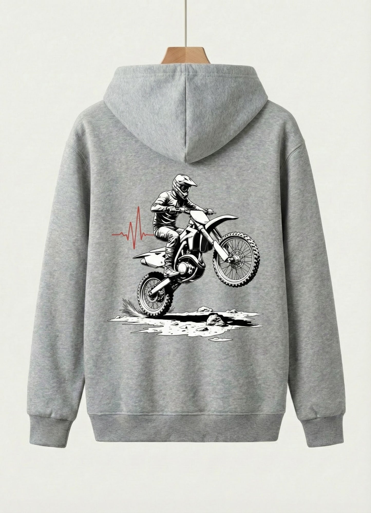 Boy's Motocross Life Graphic Hoodie