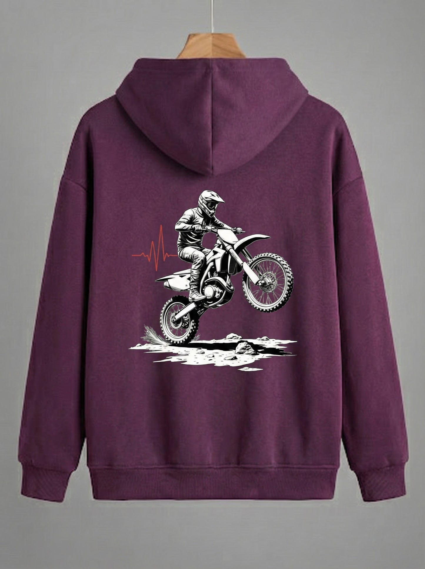 Boy's Motocross Life Graphic Hoodie