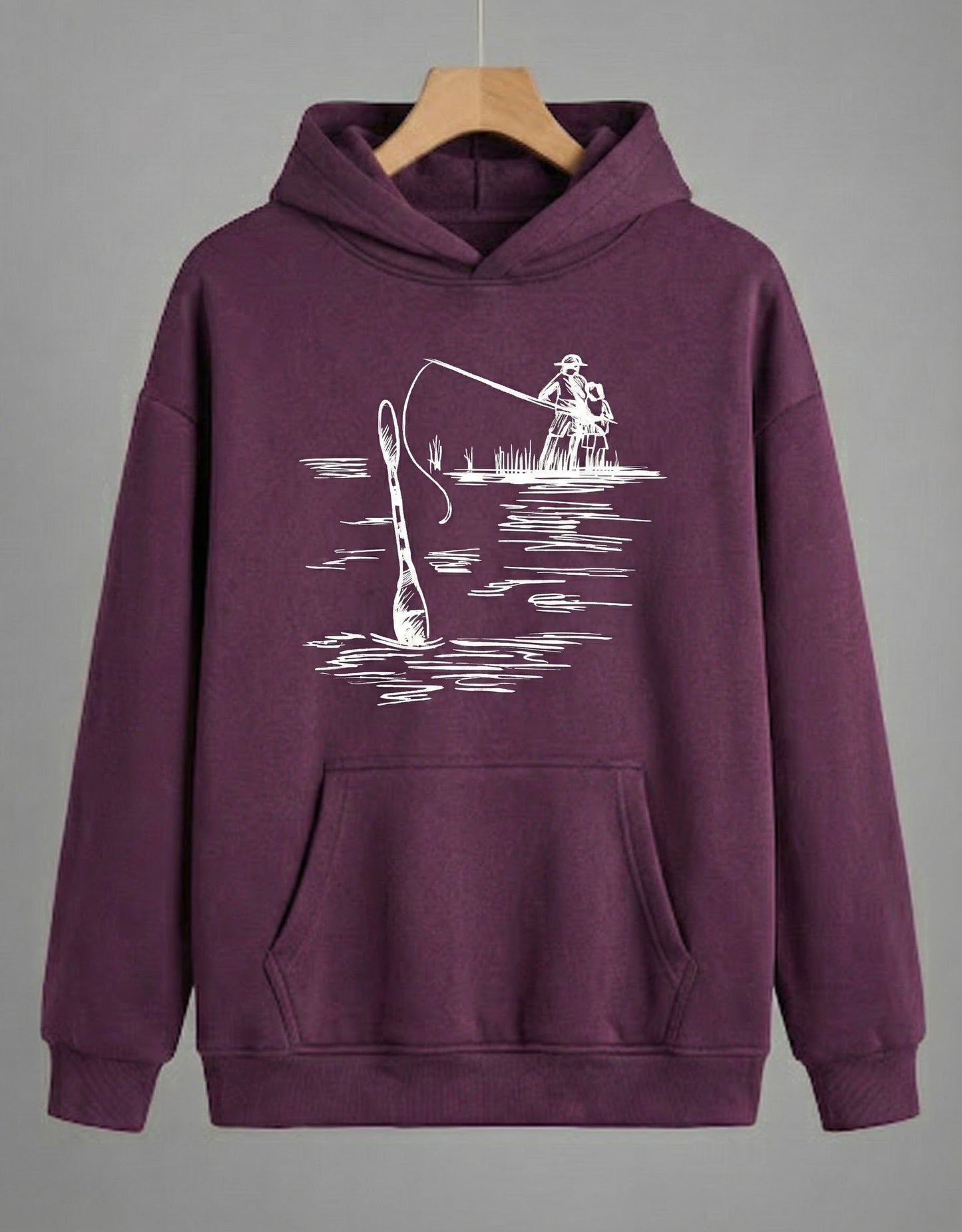 Father & Son Fishing Trip Artistic Hoodie