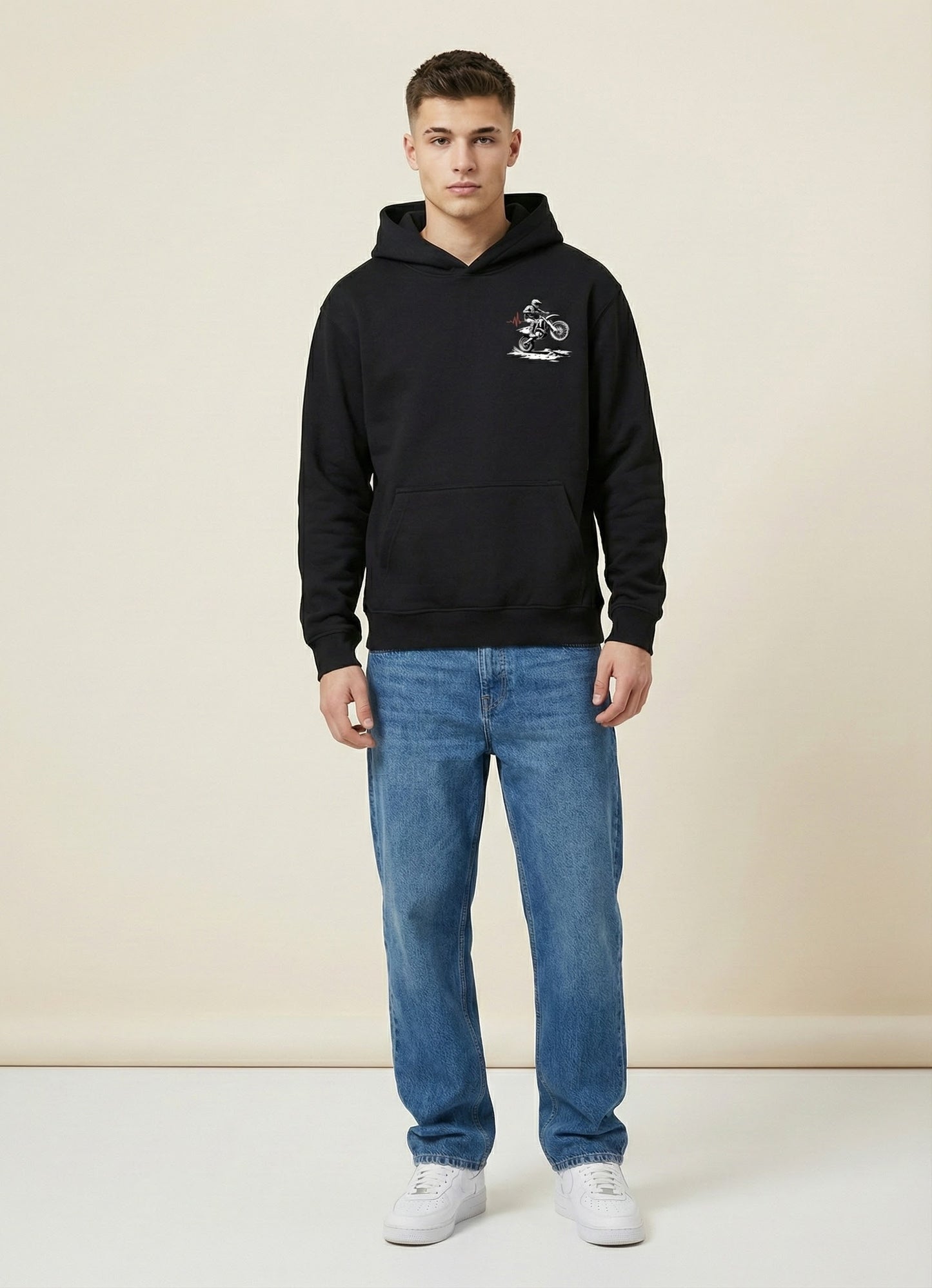 Boy's Motocross Life Graphic Hoodie