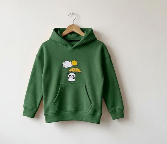Panda Sunshine & Rain Girls' Hoodie